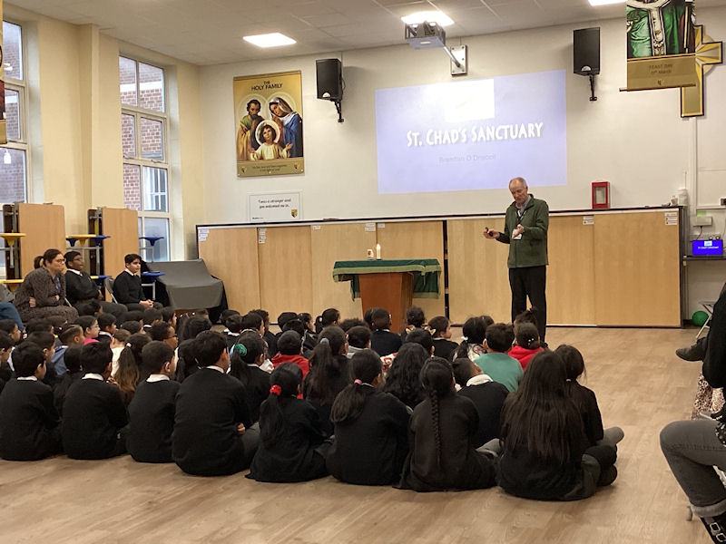 Learning about St Chad’s Sanctuary